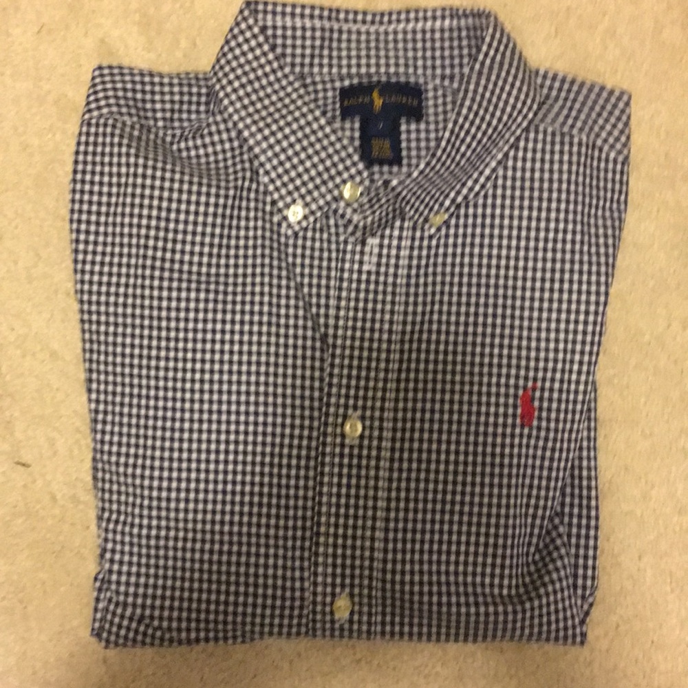 Polo Ralph Lauren Boys Button Dress Shirt 7